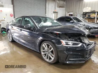 2019 Audi A5 Sportback Premium Plus with VIN WAUENCF53KA007031, listed as a Copart auction lot 43789944 with 66,169 mi miles. Bid and sale history available at carsss.com. Image 4.