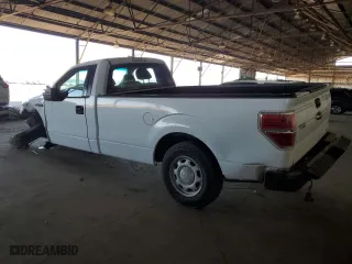 2014 Ford F-150 XL with VIN 1FTMF1CM3EKF27806, listed as a Copart auction lot 51013785 with 167,414 mi miles and Salvage Title. Bid and sale history available at carsss.com. Image 2.