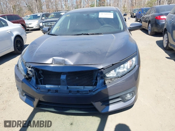 2016 Honda Civic Sedan EX-L with VIN 2HGFC1F71GH650684, listed as a IAAI auction lot 41760811 with 115,014 mi miles. Bid and sale history available at carsss.com. Image 12.