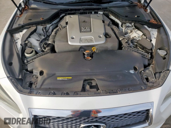 2014 Infiniti Q50 Premium with VIN JN1BV7AP6EM676258, listed as a Copart auction lot 63979615 with 191,948 mi miles and Salvage title. Bid and sale history available at DreamBid. Image 11.