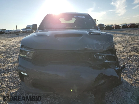 2021 Dodge Durango R/T with VIN 1C4SDHCT0MC740654, listed as a Copart auction lot 88772405 with 55,651 mi miles and Salvage Title. Bid and sale history available at DreamBid. Image 5.