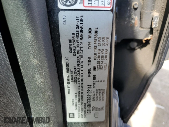2011 GMC Canyon SLE1 with VIN 1GTH6MFE8B8102114, listed as a Copart auction lot 74137234 with 150,598 mi miles and Salvage title. Bid and sale history available at DreamBid. Image 12.