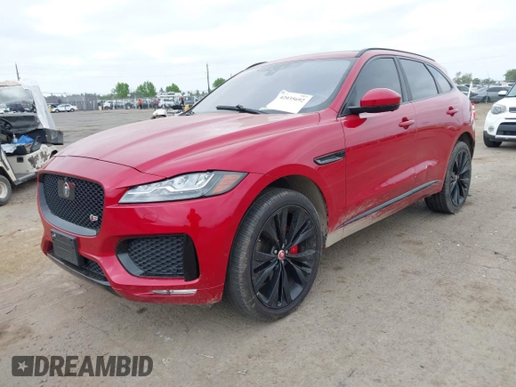 2017 Jaguar F-Pace S with VIN SADCM2BV8HA099750, listed as a IAAI auction lot 42035692 with 63,301 mi miles and . Bid and sale history available at DreamBid. Image 17.