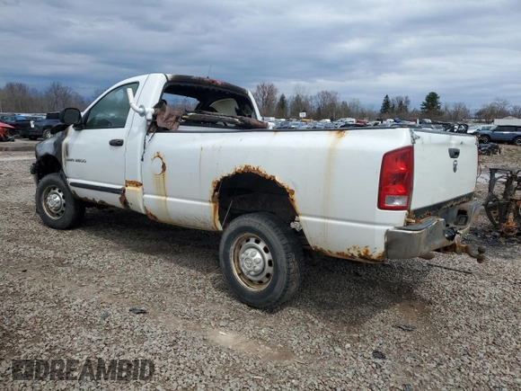 2005 Dodge 2500 ST with VIN 3D7KS26D15G832237, listed as a Copart auction lot 53692635 with Not Provided miles and Salvage Title. Bid and sale history available at carsss.com. Image 2.