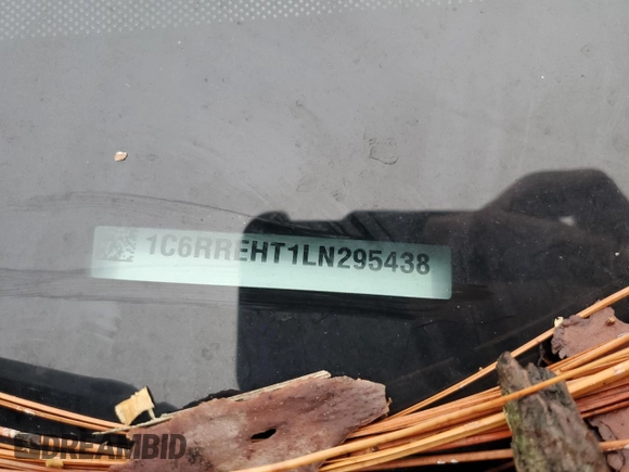 2020 Ram 1500 Limited z VIN 1C6RREHT1LN295438, wystawiony jako Copart lot #79493934 z przebiegiem 75 876 mil mil oraz Szkoda całkowita • Salvage title. Historia ofert i sprzedaży dostępna na DreamBid. Obrazek 12.
