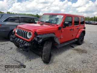 2025 Jeep Wrangler Sahara with VIN 1C4RJXP69SW601477, listed as a Copart auction lot 64217775 with 2,131 mi miles and Clean title. Bid and sale history available at DreamBid. Image 1.
