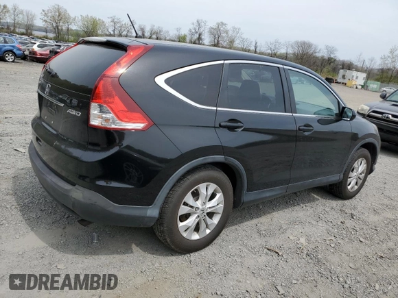 2014 Honda CR-V EX with VIN 2HKRM4H50EH675599, listed as a Copart auction lot 54400695 with 156,566 mi miles and Salvage Title. Bid and sale history available at carsss.com. Image 3.