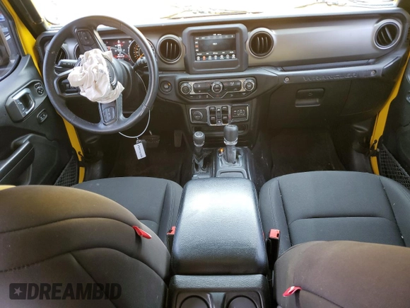 2021 Jeep Wrangler Unlimited Willys с VIN 1C4HJXDG5MW577822, выставлен на аукционе Copart как лот 48394495 с пробегом 72 557 миль миль и Списание • Salvage title. История ставок и продаж доступна на DreamBid. Изображение 8.