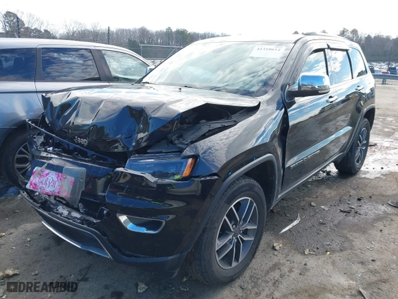 2019 Jeep Grand Cherokee Limited with VIN 1C4RJFBGXKC654555, listed as a IAAI auction lot 41310612 with 96,800 mi miles. Bid and sale history available at carsss.com. Image 17.
