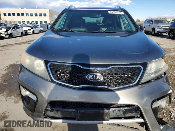 2013 Kia Sorento SX with VIN 5XYKW4A28DG364195, listed as a Copart auction lot 84892314 with 161,439 mi miles and Salvage title. Bid and sale history available at DreamBid. Image 5.
