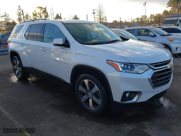 2021 Chevrolet Traverse LT Leather with VIN 1GNERHKW5MJ174570, listed as a IAAI auction lot 41250400 with 80,689 mi miles. Bid and sale history available at carsss.com. Image 1.