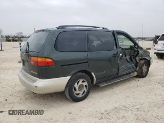 1999 Toyota Sienna LE with VIN 4T3ZF13C6XU151285, listed as a Copart auction lot 43792835 with 0 mi miles and Salvage Title. Bid and sale history available at carsss.com. Image 3.