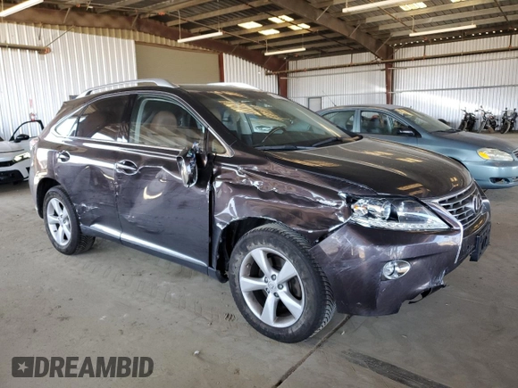 2015 Lexus RX 350 with VIN JTJBK1BA5F2482392, listed as a Copart auction lot 60488805 with 95,968 mi miles and Salvage title. Bid and sale history available at DreamBid. Image 4.