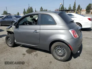 2013 FIAT 500 Pop with VIN 3C3CFFAR2DT554794, listed as a Copart auction lot 60894085 with 176,007 mi miles and Salvage title. Bid and sale history available at DreamBid. Image 2.