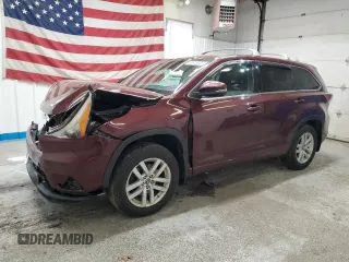 2016 Toyota Highlander LE with VIN 5TDBKRFH1GS348028, listed as a Copart auction lot 58915535 with 144,988 mi miles and Salvage title. Bid and sale history available at DreamBid. Image 1.