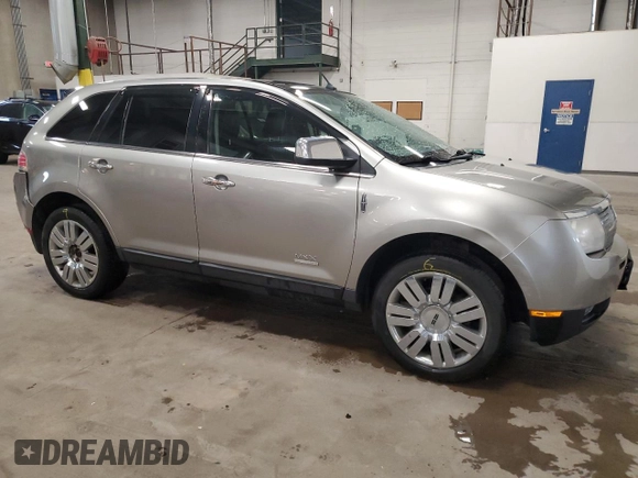2008 Lincoln MKX with VIN 2LMDU88C48BJ34944, listed as a Copart auction lot 57817805 with 187,376 mi miles and Salvage title. Bid and sale history available at DreamBid. Image 4.