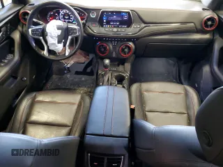 2019 Chevrolet Blazer RS with VIN 3GNKBJRS1KS662752, listed as a Copart auction lot 53801715 with 32,239 mi miles and Salvage Title. Bid and sale history available at DreamBid. Image 8.