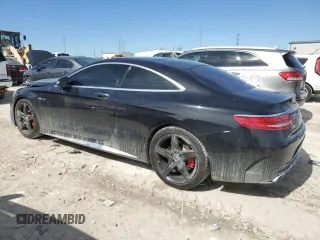 2015 Mercedes-Benz S 63 AMG z VIN WDDXJ7JB8FA006318, wystawiony jako Copart lot #47243145 z przebiegiem 54 848 mil mil oraz Szkoda całkowita • Salvage title. Historia ofert i sprzedaży dostępna na DreamBid. Obrazek 2.