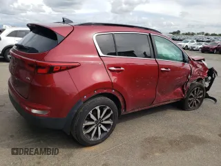 2018 Kia Sportage EX with VIN KNDPN3AC9J7353694, listed as a Copart auction lot 51092625 with 86,265 mi miles and Salvage title. Bid and sale history available at DreamBid. Image 3.