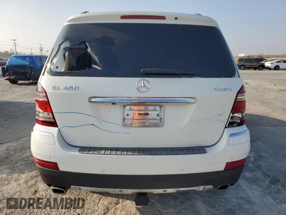 2008 Mercedes-Benz GL-Class 4.6L with VIN 4JGBF71E98A383982, listed as a Copart auction lot 76320554 with 108,857 mi miles and Salvage Title. Bid and sale history available at carsss.com. Image 6.