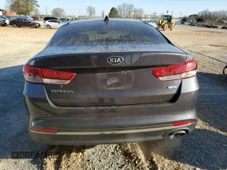 2017 Kia Optima LX with VIN 5XXGT4L36HG132080, listed as a Copart auction lot 48817395 with 143,360 mi miles and Salvage Title. Bid and sale history available at carsss.com. Image 6.