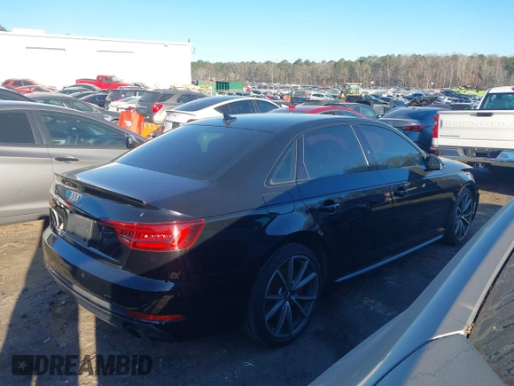 2018 Audi A4 Premium Plus with VIN WAUENAF49JA052761, listed as a IAAI auction lot 41697472 with 115,472 mi miles. Bid and sale history available at carsss.com. Image 4.