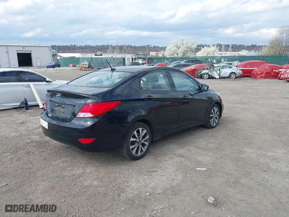 2017 Hyundai Accent SE with VIN KMHCT4AE4HU379719, listed as a IAAI auction lot 41917873 with 49,826 mi miles. Bid and sale history available at carsss.com. Image 4.