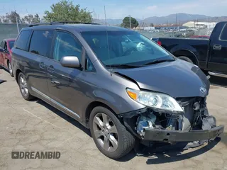 2013 Toyota Sienna LE AAS with VIN 5TDKK3DCXDS328201, listed as a IAAI auction lot 42773579 with 106,890 mi miles and . Bid and sale history available at DreamBid. Image 1.