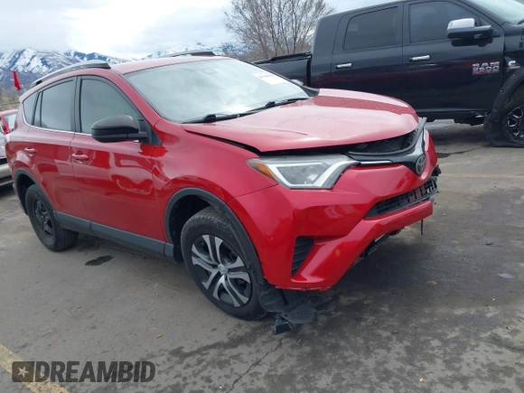 2017 Toyota RAV4 LE with VIN JTMZFREV1HJ125822, listed as a IAAI auction lot 41763849 with 91,429 mi miles and . Bid and sale history available at carsss.com. Image 1.