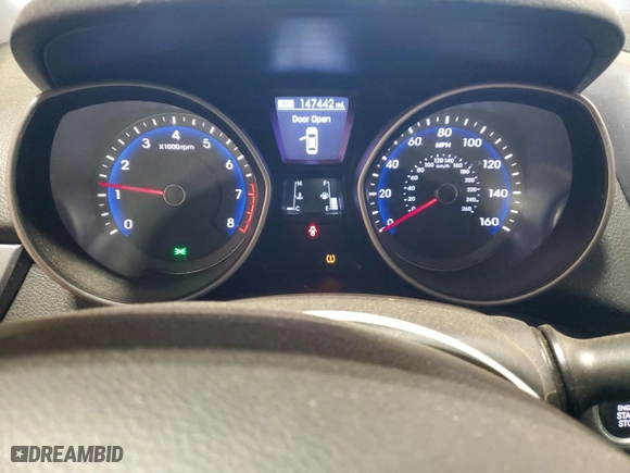 2014 Hyundai Elantra GT with VIN KMHD35LH1EU171634, listed as a Copart auction lot 50433575 with 147,442 mi miles and Clean Title. Bid and sale history available at carsss.com. Image 9.