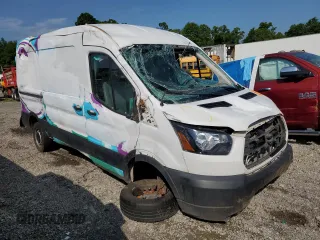 2019 Ford Transit z VIN 1FTYR2CG2KKB82613, wystawiony jako Copart lot #61435345 z przebiegiem 100 090 mil mil oraz Szkoda całkowita • Salvage title. Historia ofert i sprzedaży dostępna na DreamBid. Obrazek 4.