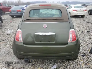 2012 FIAT 500 Pop with VIN 3C3CFFDR1CT343449, listed as a Copart auction lot 50960485 with 113,716 mi miles and Clean Title. Bid and sale history available at carsss.com. Image 6.