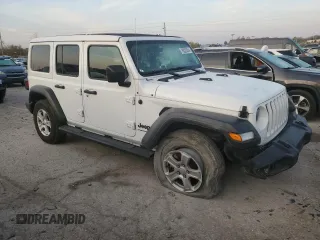 2023 Jeep Wrangler Sport with VIN 1C4HJXDG4PW520953, listed as a Copart auction lot 78022224 with 34,588 mi miles and Salvage Title. Bid and sale history available at DreamBid. Image 4.