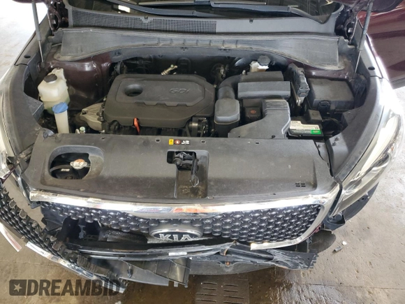 2017 Kia Sorento LX z VIN 5XYPGDA37HG289670, wystawiony jako Copart lot #61502485 z przebiegiem 87 309 mil mil oraz Szkoda całkowita • Salvage title. Historia ofert i sprzedaży dostępna na DreamBid. Obrazek 12.