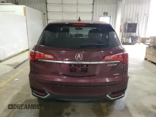 2016 Acura RDX Technology with VIN 5J8TB4H5XGL030325, listed as a Copart auction lot 53808115 with 138,368 mi miles and Salvage title. Bid and sale history available at DreamBid. Image 6.
