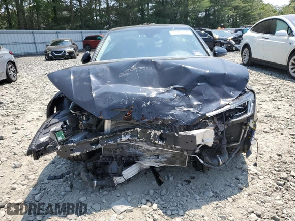 2017 Audi A4 Premium Plus with VIN WAUENAF46HN057810, listed as a Copart auction lot 59391535 with 60,136 mi miles and Salvage title. Bid and sale history available at DreamBid. Image 5.