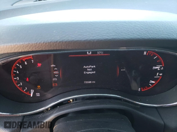 2017 Dodge Durango R/T with VIN 1C4SDHCT4HC906695, listed as a Copart auction lot 42780645 with 72,598 mi miles and Salvage Title. Bid and sale history available at carsss.com. Image 9.