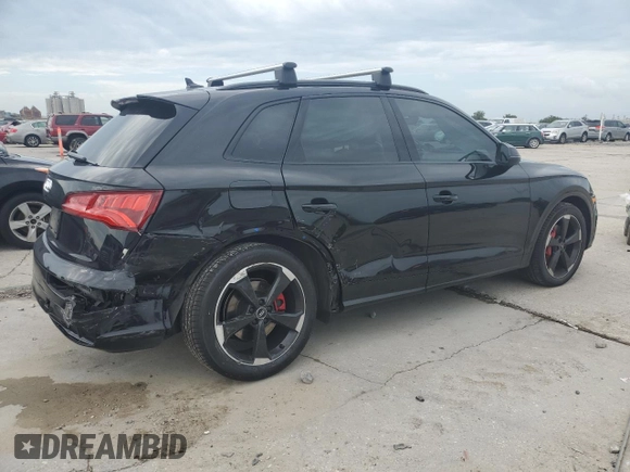 2020 Audi SQ5 Premium Plus with VIN WA1B4AFY0L2122926, listed as a Copart auction lot 60039833 with 25,501 mi miles. Bid and sale history available at carsss.com. Image 3.