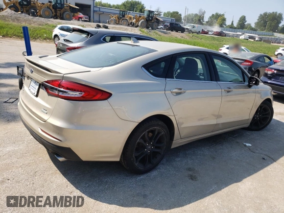 2019 Ford Fusion SE with VIN 3FA6P0HD3KR172819, listed as a Copart auction lot 66011524 with 57,895 mi miles and Salvage Title. Bid and sale history available at carsss.com. Image 3.
