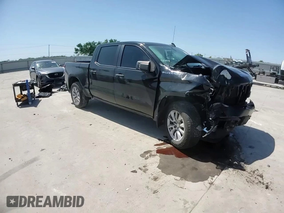 2020 Chevrolet Silverado 1500 Custom with VIN 3GCPWBEH9LG452164, listed as a Copart auction lot 52166725 with 114,131 mi miles and Salvage Title. Bid and sale history available at DreamBid. Image 11.