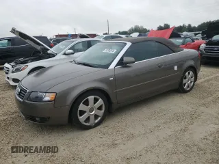 2005 Audi A4 1.8T with VIN WAUAC48H15K016424, listed as a Copart auction lot 74792574 with 74,077 mi miles and Salvage Title. Bid and sale history available at carsss.com. Image 1.
