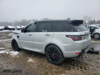 2020 Land Rover Range Rover Sport HST with VIN SALWS2RU3LA707803, listed as a Copart auction lot 44803305 with 0 mi miles and Salvage Title. Bid and sale history available at carsss.com. Image 2.