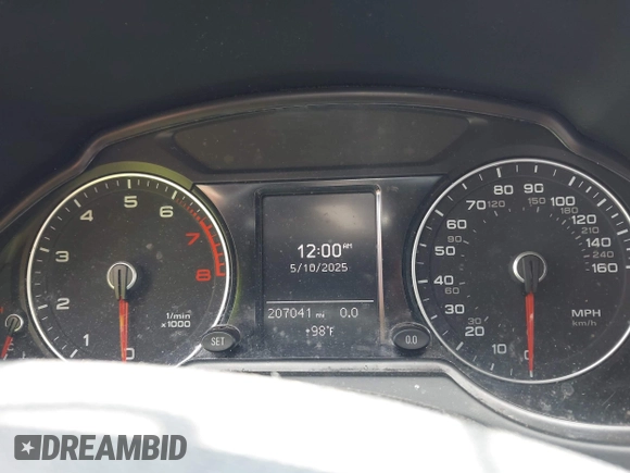 2013 Audi Q5 Premium with VIN WA1CFAFP8DA071026, listed as a IAAI auction lot 42743732 with 207,041 mi miles and . Bid and sale history available at DreamBid. Image 7.