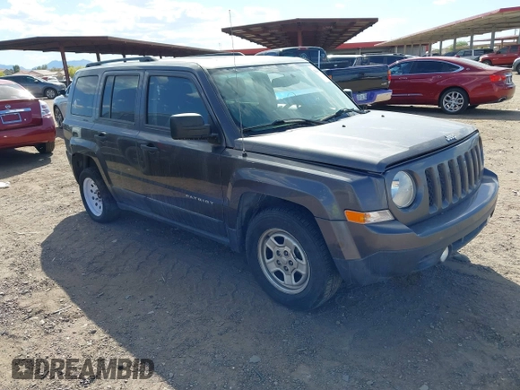 2016 Jeep Patriot Sport SE with VIN 1C4NJPBA4GD629071, listed as a IAAI auction lot 42163039 with 143,626 mi miles and . Bid and sale history available at carsss.com. Image 1.