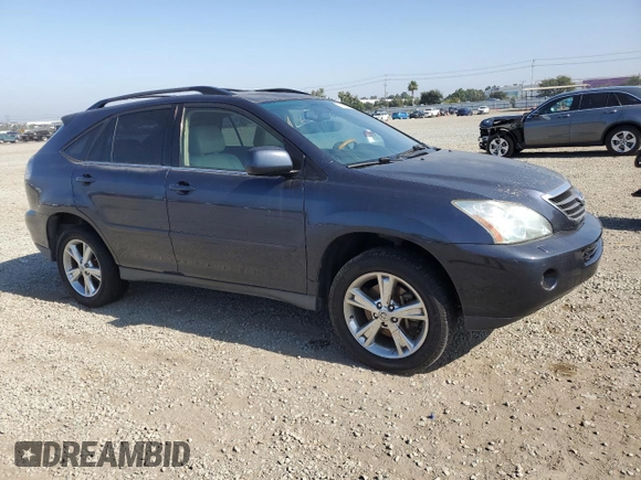 2006 Lexus RX 400h z VIN JTJHW31U460036526, wystawiony jako Copart lot #61182775 z przebiegiem 282 993 mil mil oraz Czysty tytuł • Clean title. Historia ofert i sprzedaży dostępna na DreamBid. Obrazek 4.