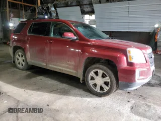 2017 GMC Terrain SLE with VIN 2GKFLTE37H6186164, listed as a Copart auction lot 47924765 with 56,129 mi miles and Salvage Title. Bid and sale history available at carsss.com. Image 4.