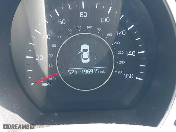 2015 Kia Optima LX with VIN 5XXGM4A75FG465435, listed as a IAAI auction lot 41738703 with 196,915 mi miles. Bid and sale history available at carsss.com. Image 7.