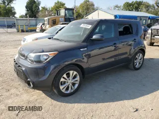2016 Kia Soul + with VIN KNDJP3A55G7369904, listed as a Copart auction lot 75545644 with 58,224 mi miles and Salvage Title. Bid and sale history available at carsss.com. Image 1.