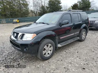 2012 Nissan Pathfinder LE z VIN 5N1AR1NB5CC632646, wystawiony jako Copart lot #51058235 z przebiegiem 157 147 mil mil oraz Szkoda całkowita • Salvage title. Historia ofert i sprzedaży dostępna na DreamBid. Obrazek 1.