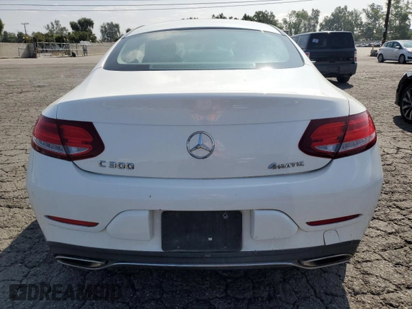 2017 Mercedes-Benz C 300 with VIN WDDWJ4KB1HF325798, listed as a Copart auction lot 55823605 with 94,951 mi miles and Salvage title. Bid and sale history available at DreamBid. Image 6.